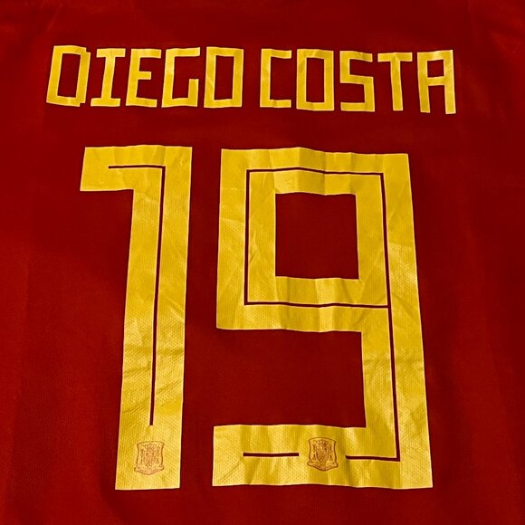 🇪🇸Adidas SPAIN 2017/18 Men's Soccer Fútbol Jersey Size M 2018 FIFA WORLD CUP! - Picture 7 of 14